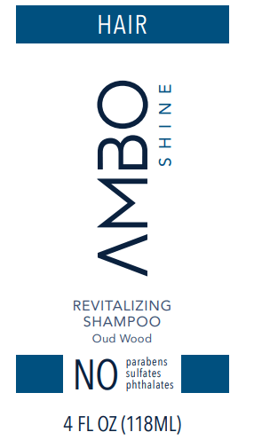 AMBO - SHINE Revitalizing Shampoo, Oud Wood - AMBO