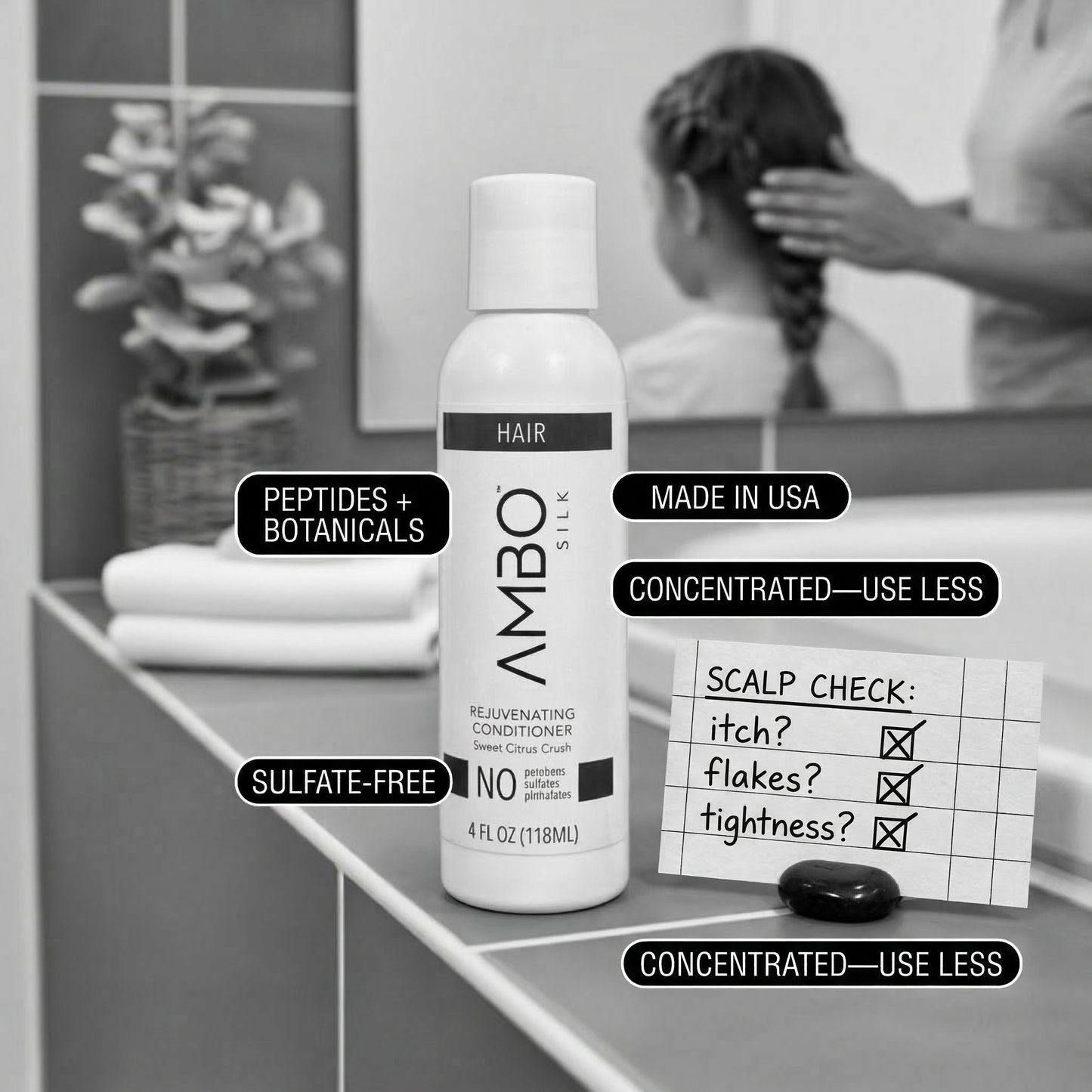 Peptide Rich Rejuvenating Conditioner for Soft, Healthy Hair